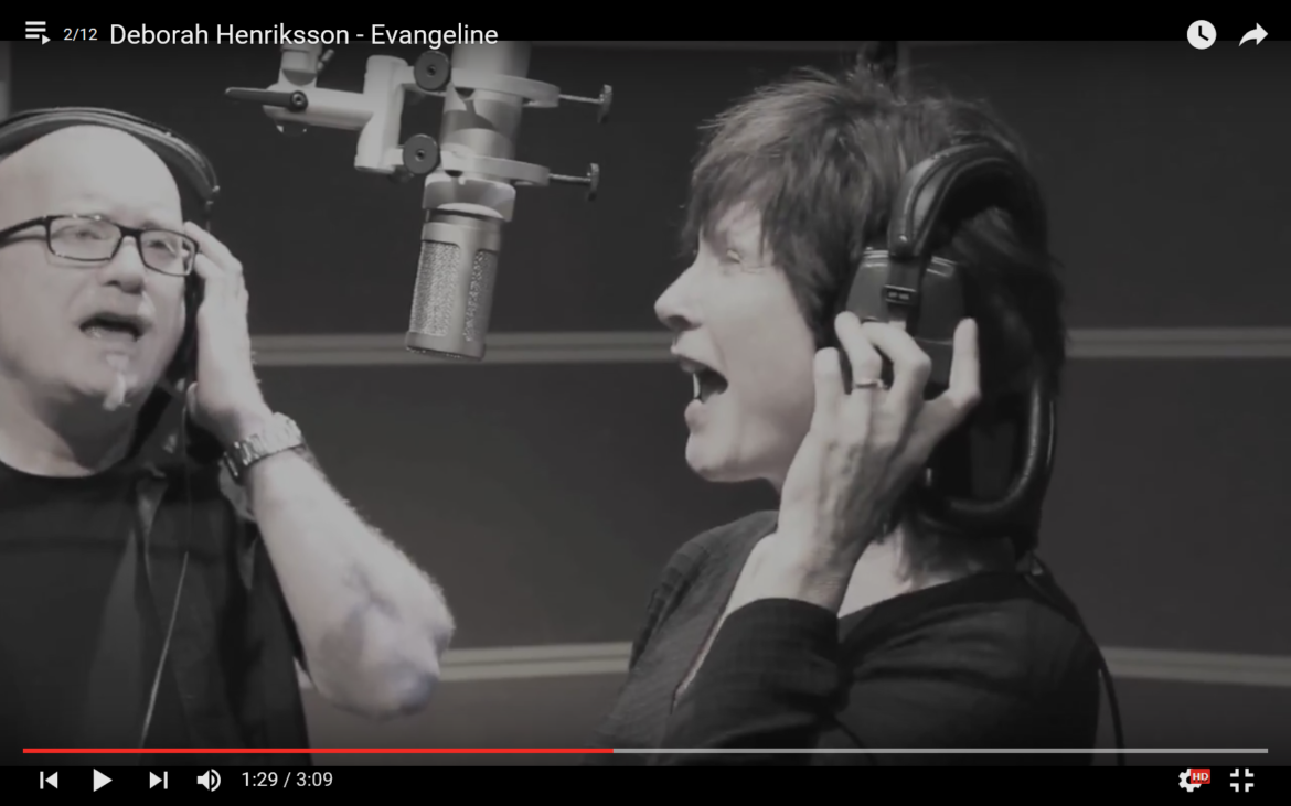 Deborah Henriksson "Evangeline" video från Studio Väserås musikstudio.