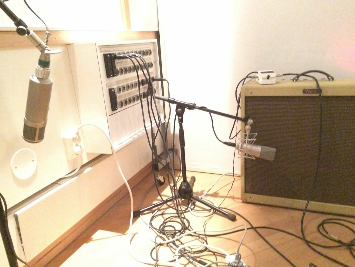 Klassisk Fender gitarrförstärkare användes för studioinspelningen av rockabilly