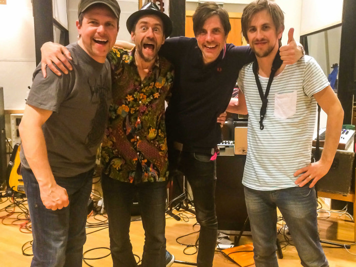 The Sonic E Project inspelning i studio